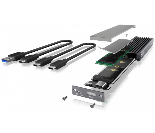 ICY BOX USB-C (3.1 Gen 2, NVMe, SATA M.2) IB-1817MC-C31 - 696224 - zdjęcie 7